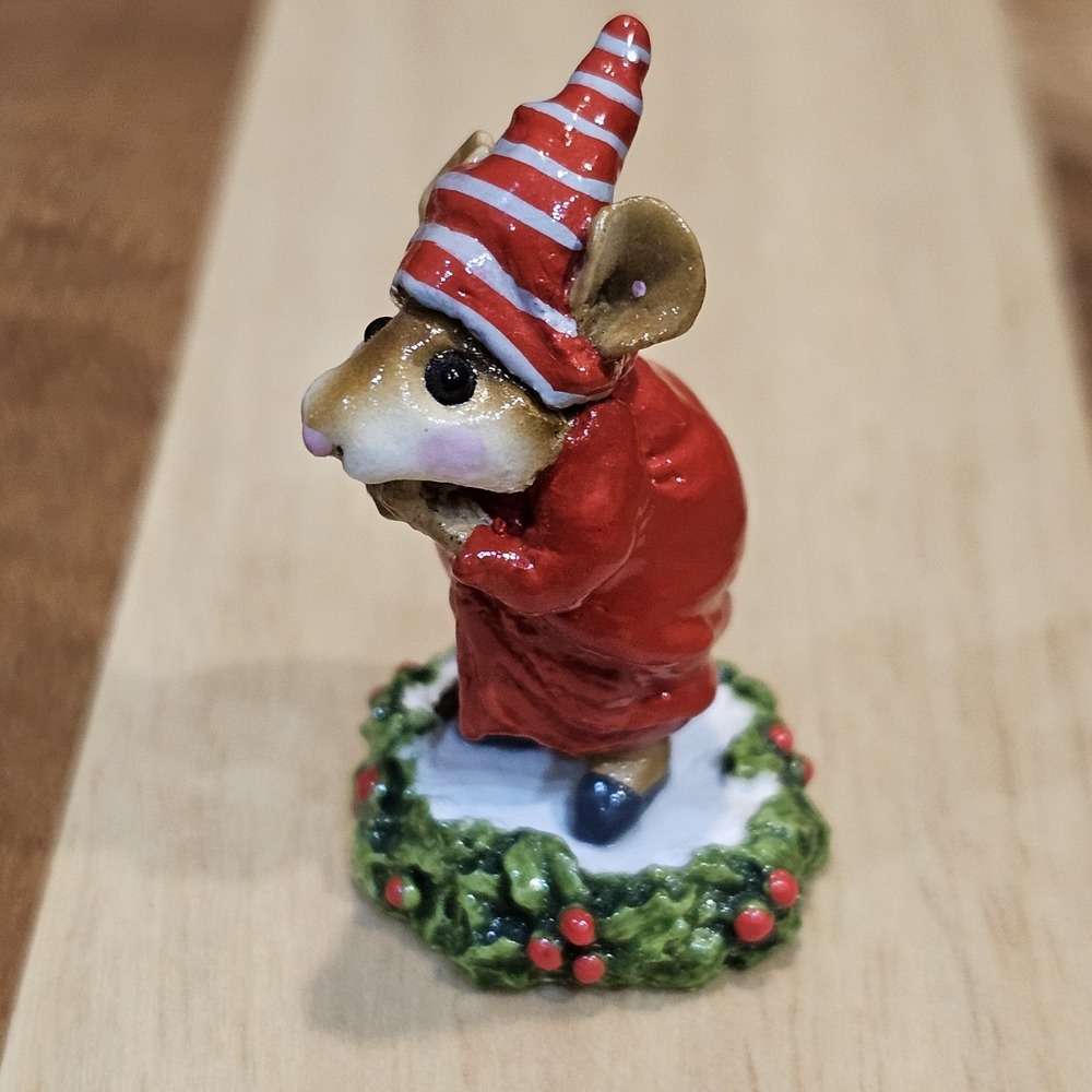 Wee Forest Folk CC-1 Scrooge Christmas Carol Retired Signed AP, No WFF Box 1987 - Picture 3 of 13